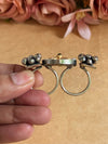 A-silver adjustable ring image 1