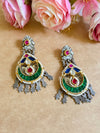 LEELA PACHI KUNDAN EARINGS image 0