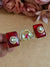 A-golden red adjustable ring image 0