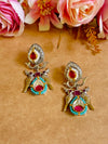 PARINDA PACHI KUNDAN EARINGS image 0