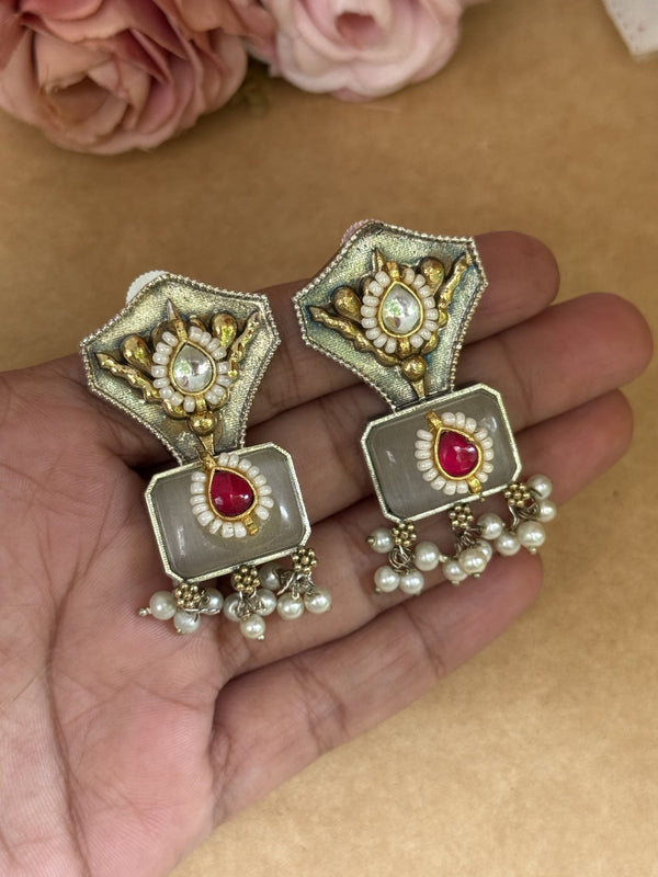 PAKSHI KUNDAN LONG NECKLACE image 1