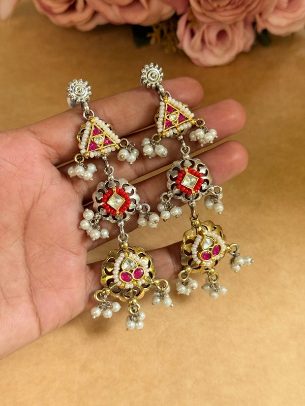 Kundan earrings image 0
