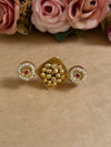 BUBBLE KUNDAN RING image 0