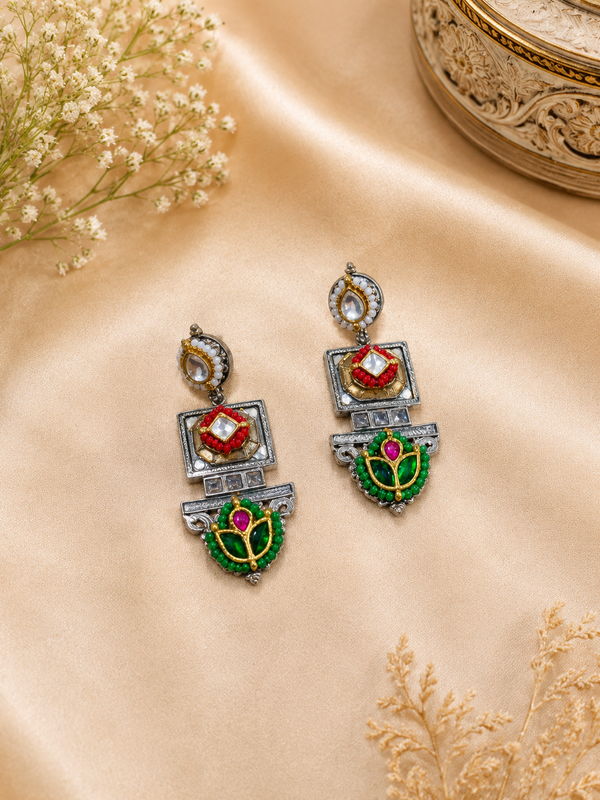 Kundan earrings