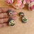 RAKSHA PACHI KUNDAN EARINGS image 0
