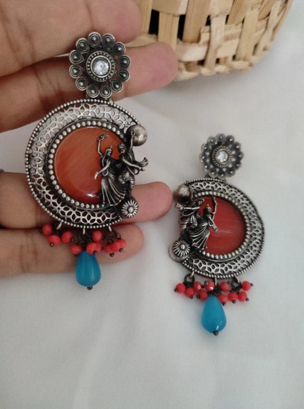 RADHA KRISHNA EARINGS image 1