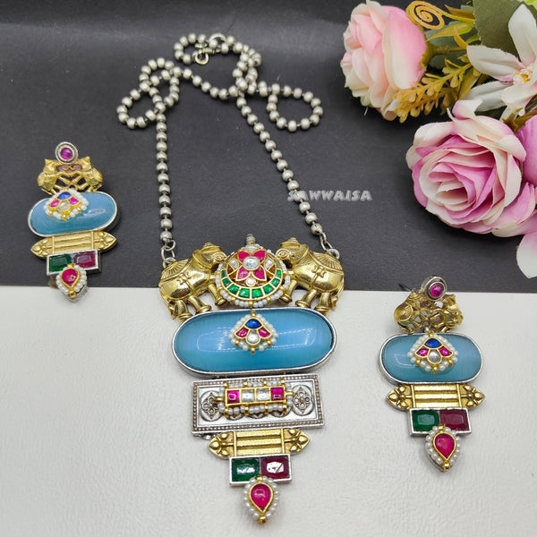 SAIYYAN LONG NECKLACE(NEELA) image 0