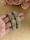 DUAL TONE FLOWER KADA PAIR image 0