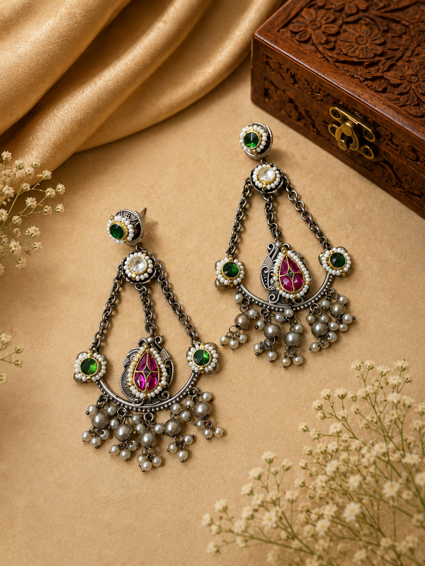 Kundan earrings