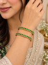 Kundan bangles