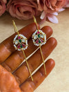 A-Kundan needle ear cuff image 2
