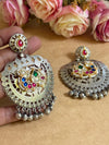 MIRZA PACHI KUNDAN EARINGS image 1