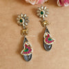 SHANAYA PREMIUM PACHI KUNDAN EARINGS image 0