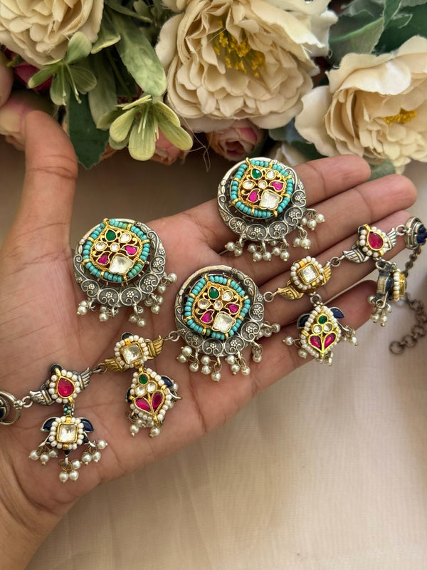 A-delicatepachi Kundan choker image 0