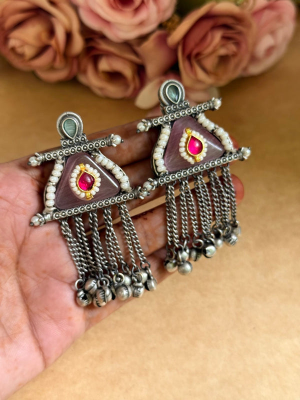 Kundan long necklace image 1