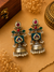 Pachi Kundan jhumka