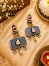 Pachi Kundan earrings