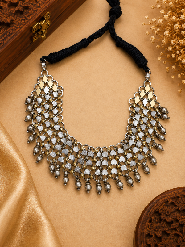 Premium quality German silver necklace