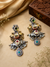 Peacock earrings