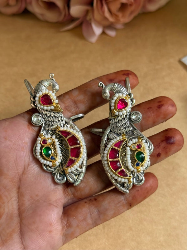 A-PAKSHI KUNDAN EARCUFF image 0