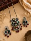 Bird long necklace