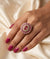 Adjustable ￼ statement ring