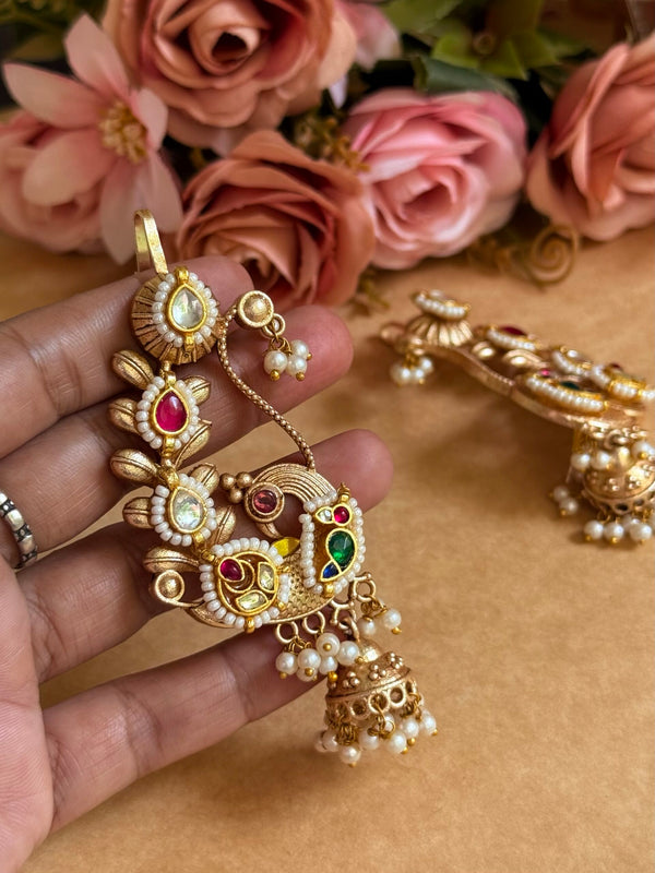 A-PAKSHI KUNDAN EARCUFF image 1