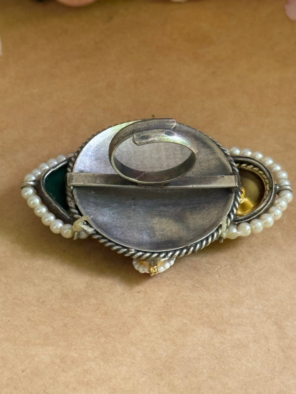 A-Kundan adjustable ring image 1