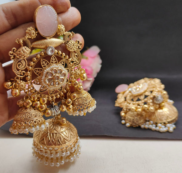 GULABI ISHQ PREMIUM EARINGS image 0