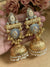 A-ROCKFELLER EMERALD KUNDAN JHUMKAS image 0