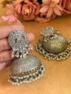 A-German silver jhumka