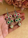 PATTI KUNDAN HOOP EARINGS image 1