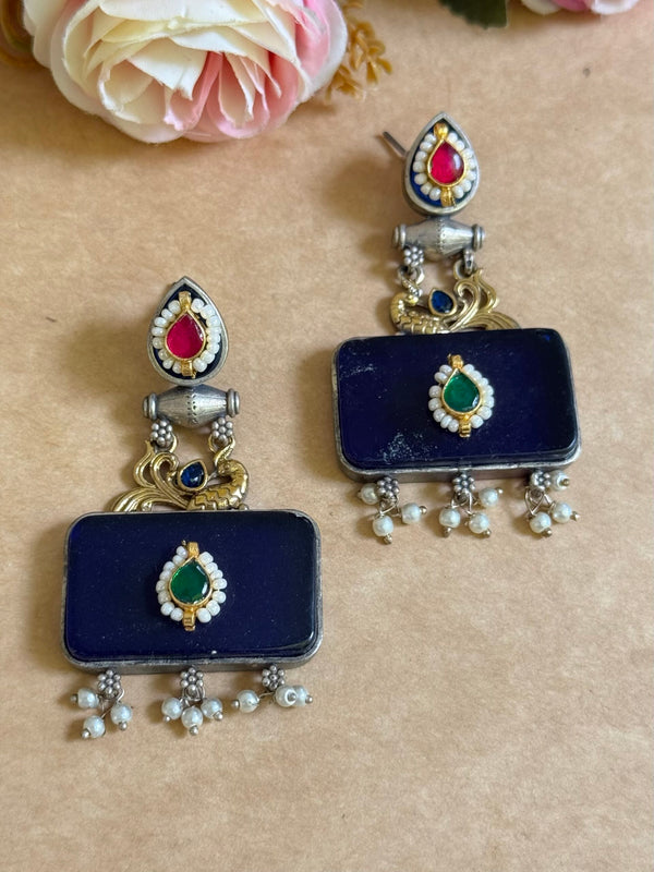 ITTAR PACHI KUNDAN EARINGS image 0