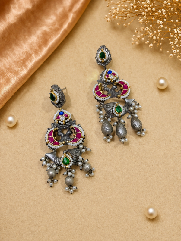 Kundan earrings