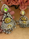 Bird stone kashmiri earings image 0