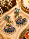 Mahek pachi Kundan earrings