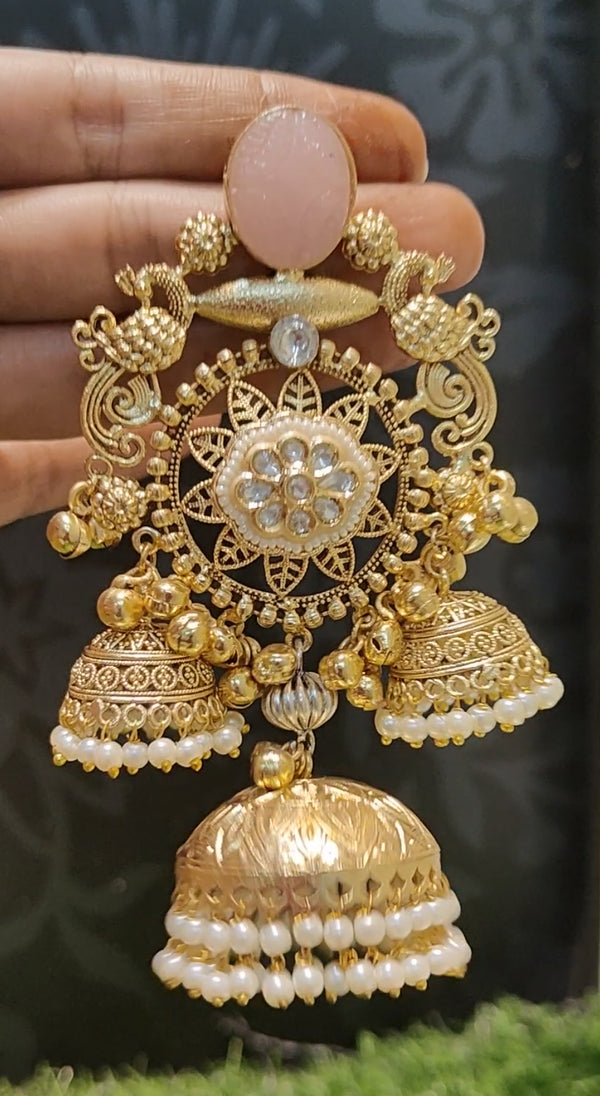 GULABI ISHQ PREMIUM EARINGS image 1