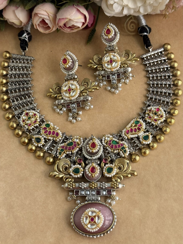pachi Kundan necklace image 1
