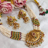 GOLD PLATED ANARKALI NECKLACE image 0