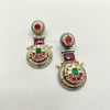 CAPTAIN DUAL TONE EARINGS image 0