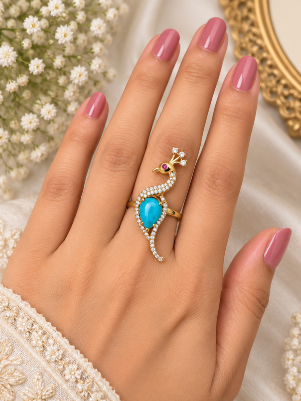 Peacock ring