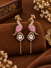 Peacock ￼ needle ear cuff