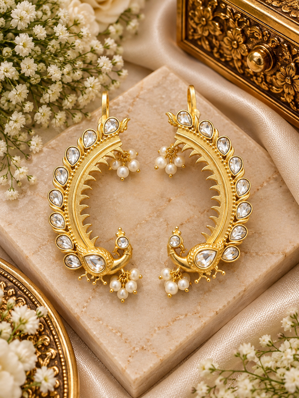 Peacock ear, cuff