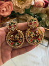 Peacock earrings