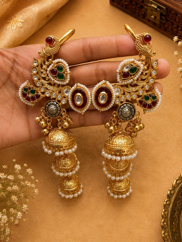 Kashmiri ear cuff