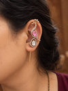 Peacock ￼ needle ear cuff