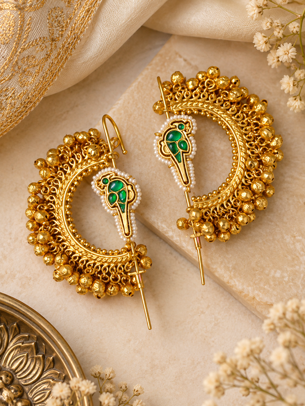Kashmiri Ghungroo ear cuff