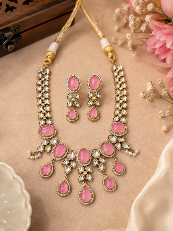 Pink necklace