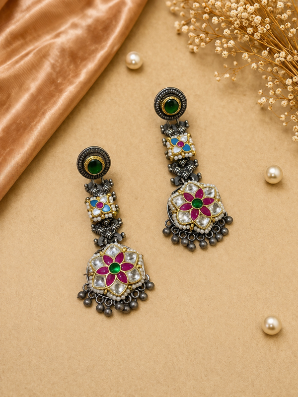 Kundan earrings