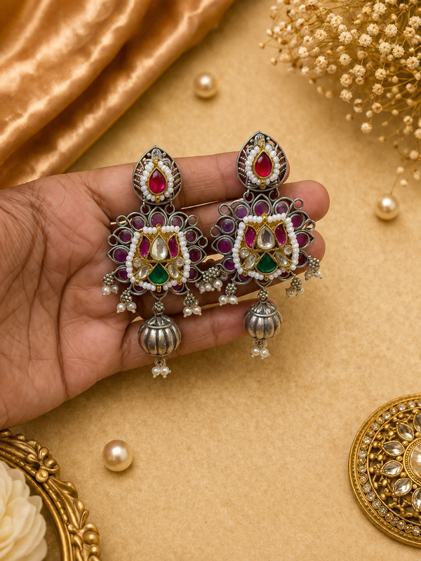 Kundan earrings